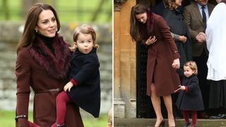 Kate Middleton with Princess Charlotte