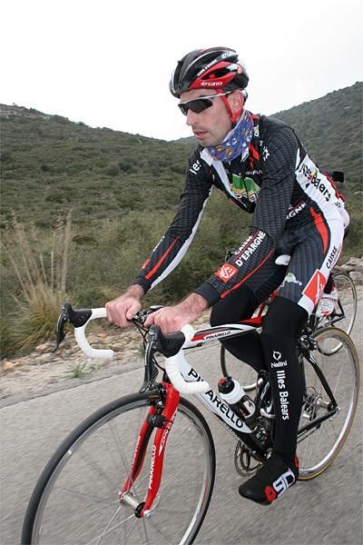 Lopez was fourth on stage 18 of the 2006 Giro d'Italia.