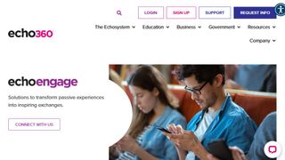 EchoEngage website screenshot