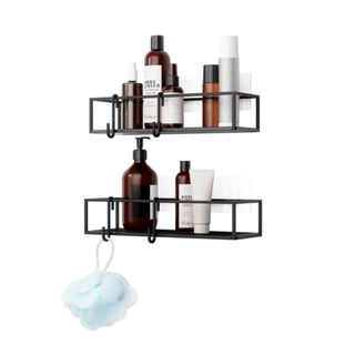 umbra cubiko adhesive mount shower caddy