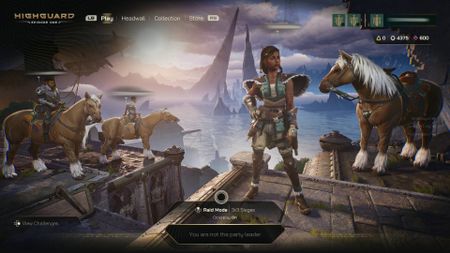 Highguard crossplay lobby with other players standing around