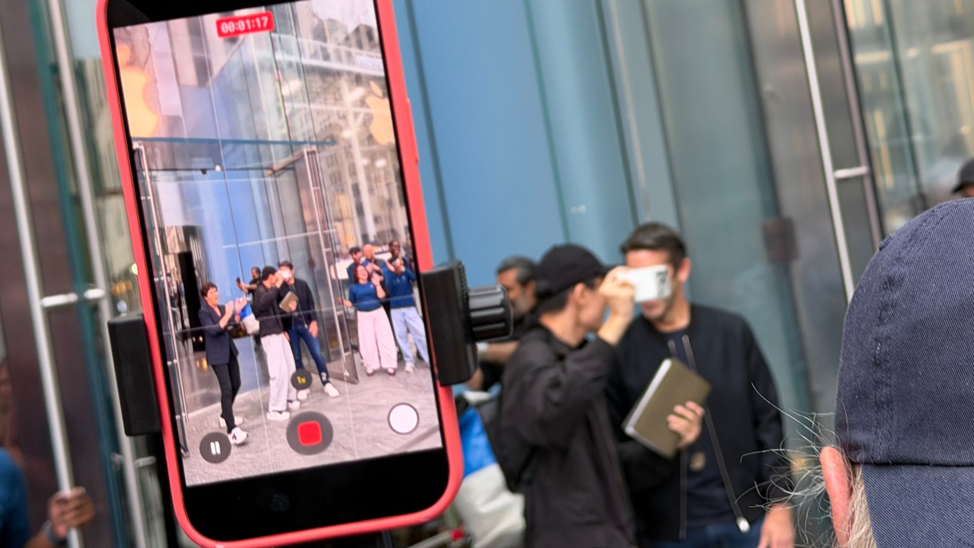John Ternus as iPhone 18 Pro Max Apple Store Launch