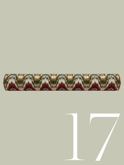 Kinsley Garnet Waltz Long Bolster Pillow