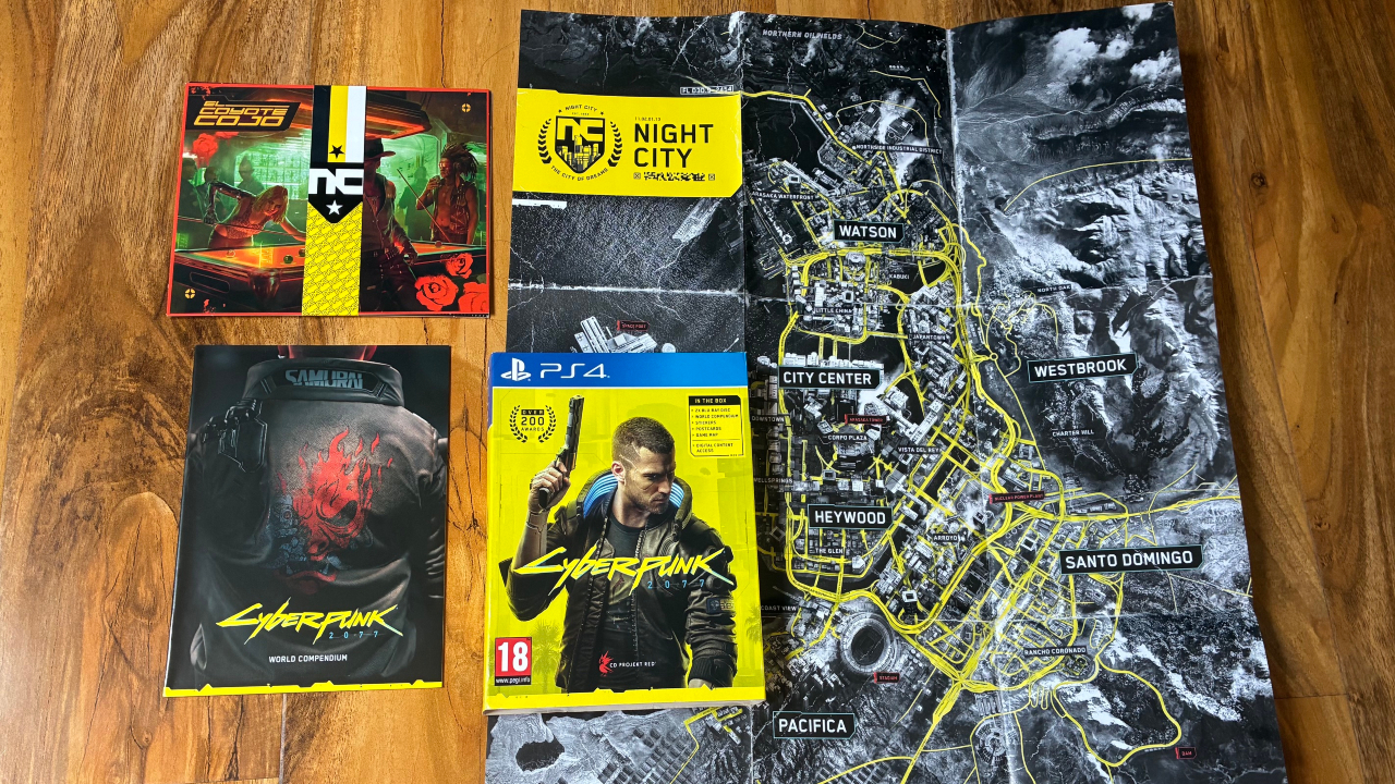 Cyberpunk 2077 physical edition.