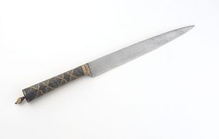 Emperor Jahangir, of the Mughal Empire in India, had this dagger made from a meteorite he saw fall over his kingdom in April 1621.