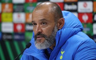 Tottenham Hotspur Nuno Espirito Santo in a press conference | Tottenham v NS Mura live stream