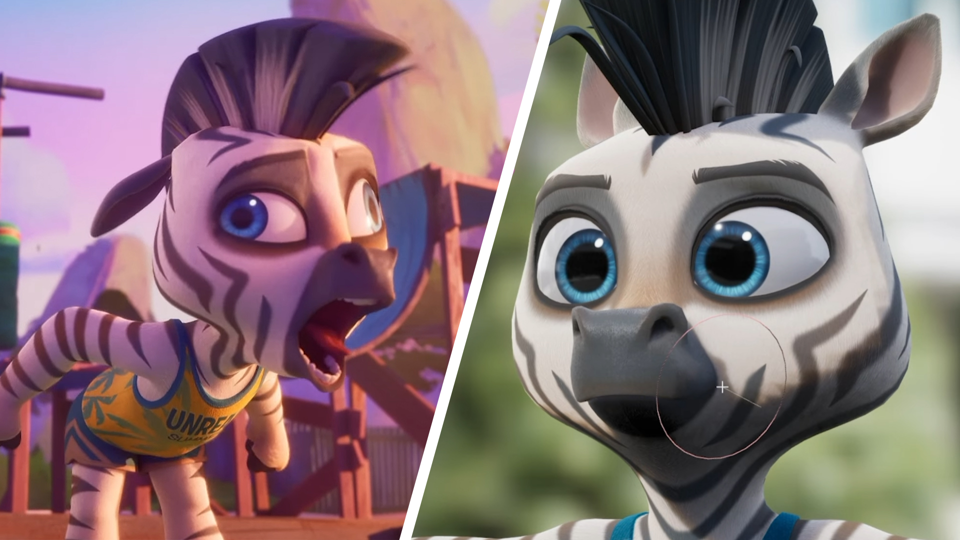Images from an Unreal Engine tutorial