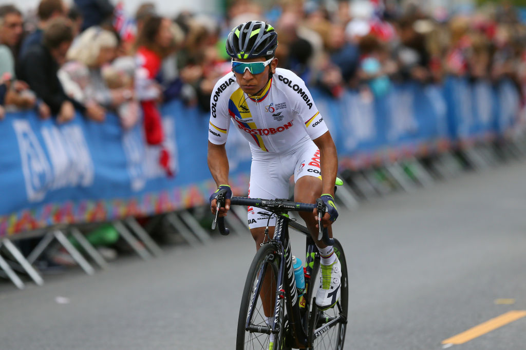 2017 Road World Championships: Nairo Quintana during the EM road race
