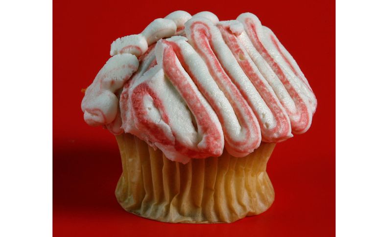 Easy Halloween cupcakes: 'Brain' cupcakes