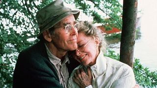 Henry Honda and Katharine Hepburn in On Golden Pond