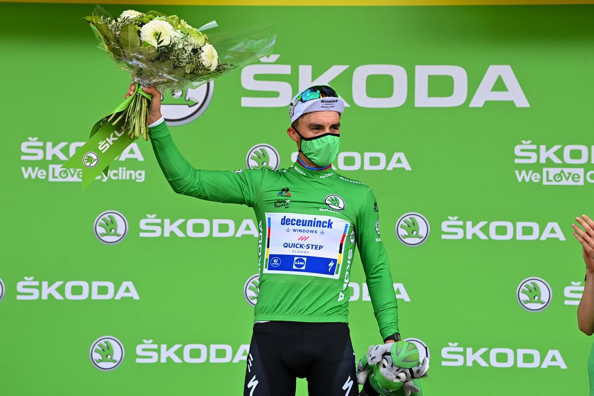 Tour de France 2021 108th Edition 3rd stage Lorient Pontivy 1829 km 28062021 Julian Alaphilippe FRA Deceuninck QuickStep photo POOL David StockmanBettiniPhoto2021