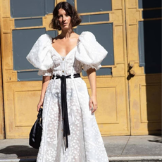 what fashion editors wear to weddings