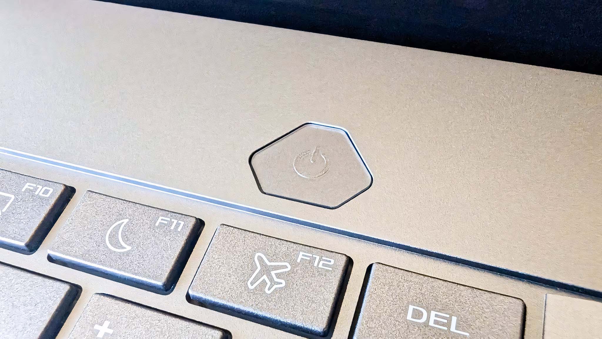 ASUS ROG Zephyrus G16 (2024) GA605 power button.