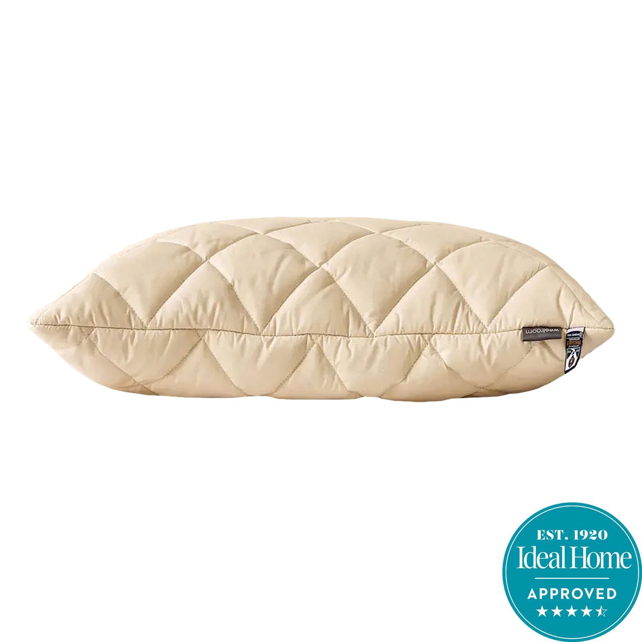 Woolroom Natural Latex Washable Wool Pillow Ideal Home 4.5 star rating