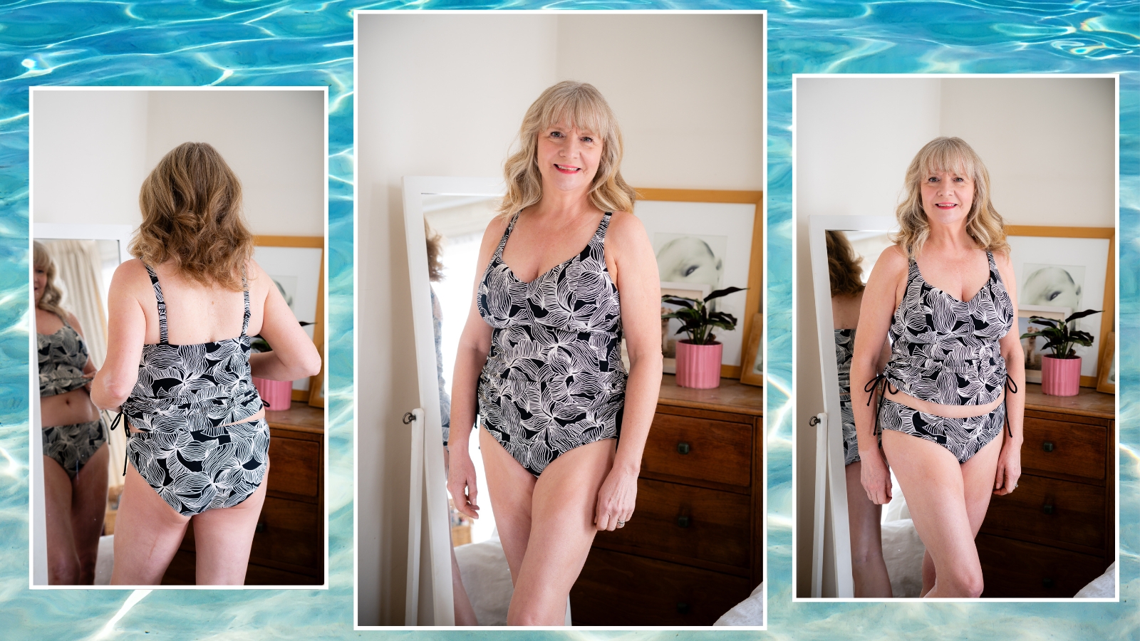 Julie Player wearing Curvy Kate Tankini