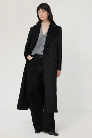 Jigsaw Wool Maxi City Coat