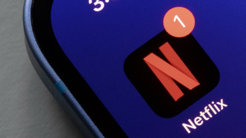 Netflix logo on iPhone