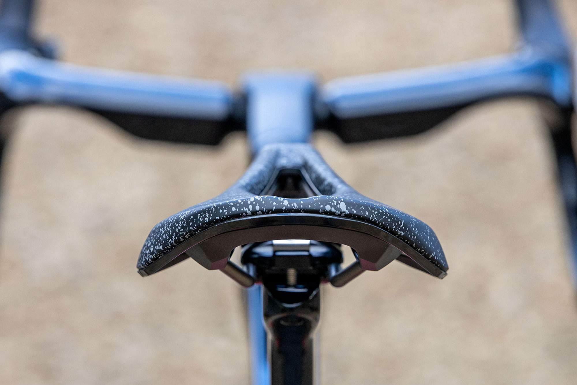 Saddle pictured from the rear
