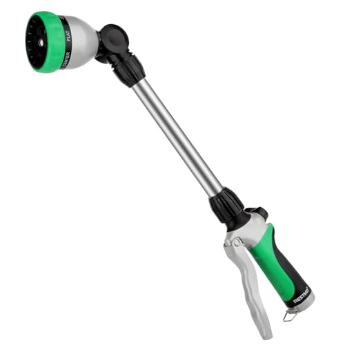 Restmo Heavy Duty Metal Watering Wand, Sprayer Nozzle for Garden Hose