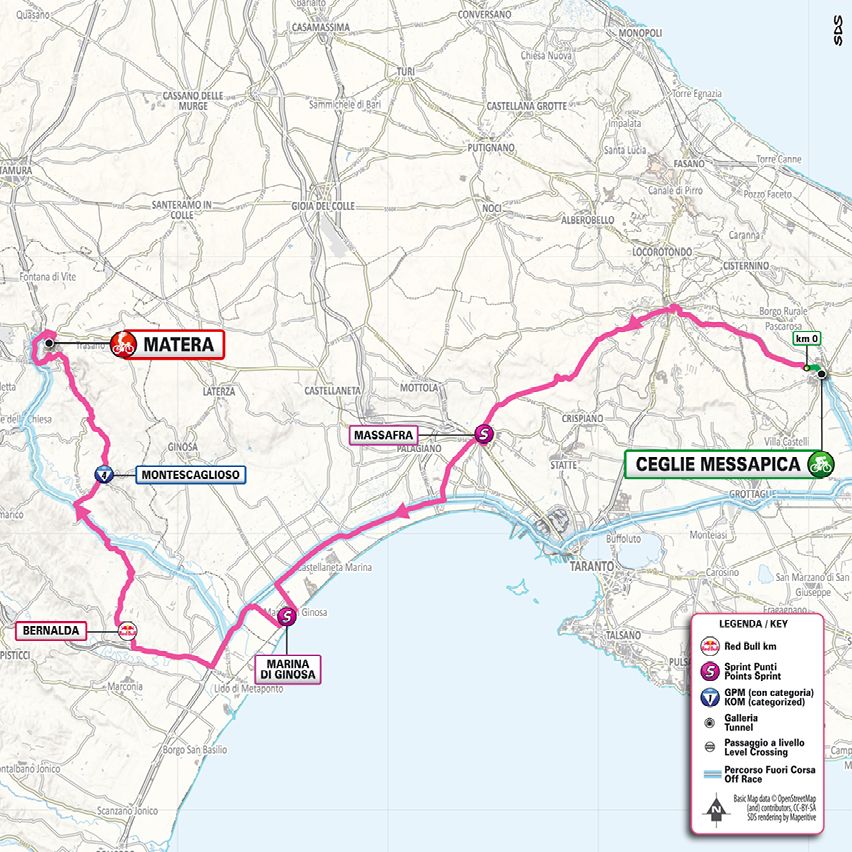 2025 Giro d'Italia route information