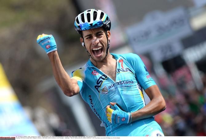 Fabio Aru (Team Astana) moved up to fourth overall thanks to his win