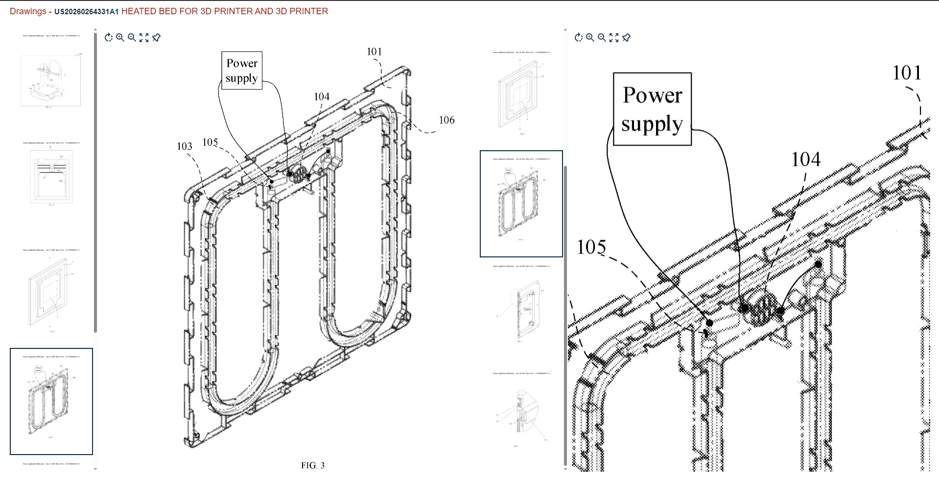 Bambu Lab's heating element channel inside heatbed