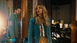 Daniel Sunjata and Kaitlin Olson looking ahead in High Potential.