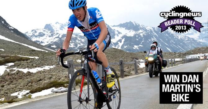 Enter the 2013 Cyclingnews reader poll for a chance to win Dan Martin's Cerv&eacute;lo R5 race bike