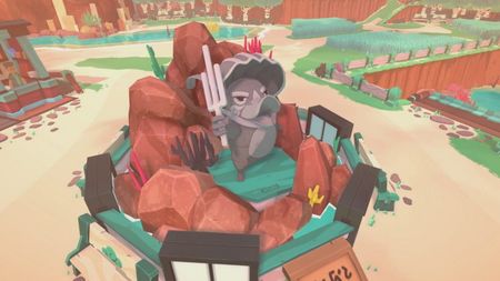 A statue of a Saipat from Temtem