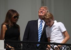 trump, eclipse