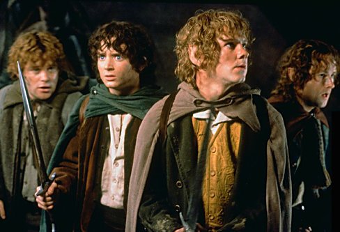 Hobbits in the "Lord of the Rings" trilogy (2001-2003). Credit: New Line Cinema