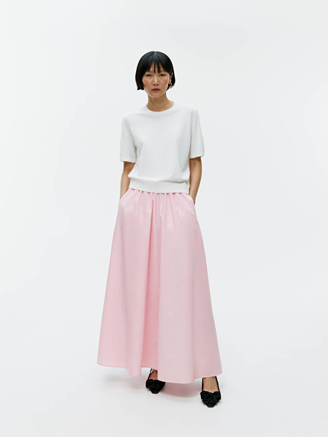 Arket, A-Line Cotton Skirt
