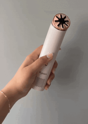 A video demonstrating the use and speeds of the Dyson HushJet Mini Cool Fan