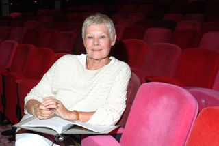 Dame Judi Dench actress author pictured at the Theatre Royal Winchester Hampshire southern England United Kingdom UK