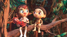 A still from animated film Savages