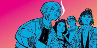 The main characters of The Paper Girls series.