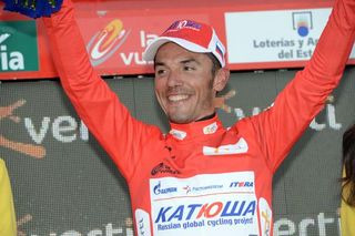 Joaquim Rodriguez (Katusha) looking more and more solid in red.