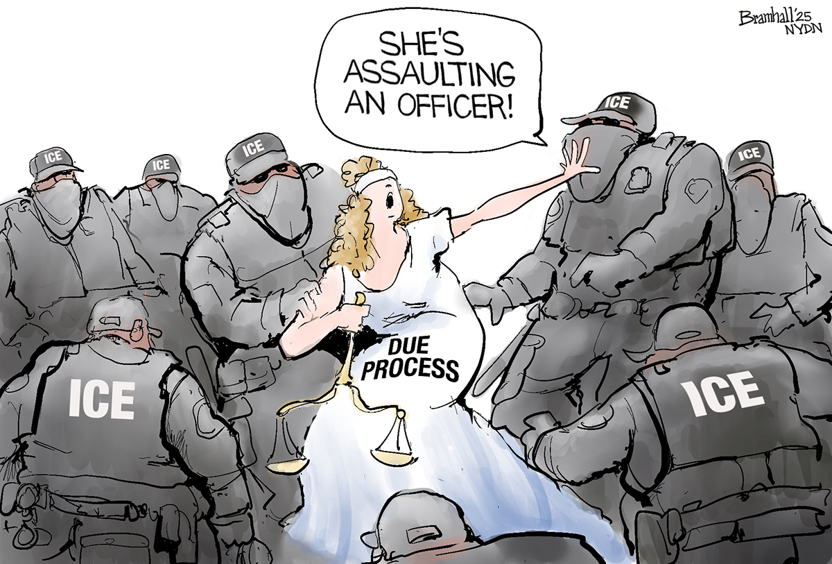 Political cartoon