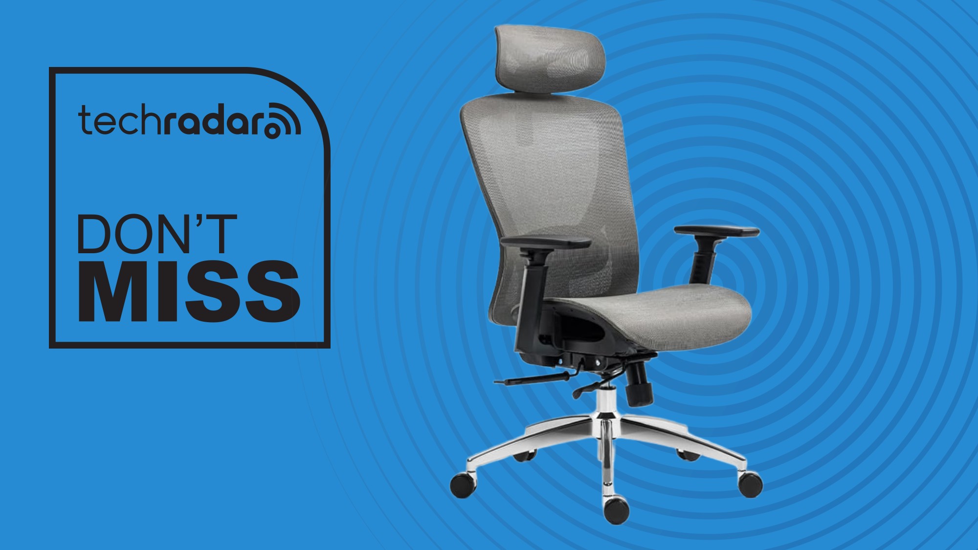 The Boulies EP200 on a blue background next to a TechRadar badge that reads 'Don't Miss'