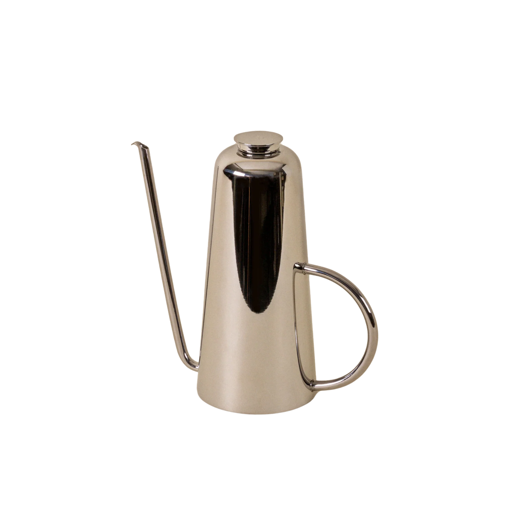 a silver oil dispenser