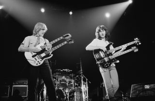 Alex Lifeson (left): two heads is always better than one