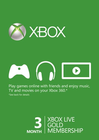 Xbox Live Gold 3-month subscription | was £19.99 | now £15.99 from CDKeys