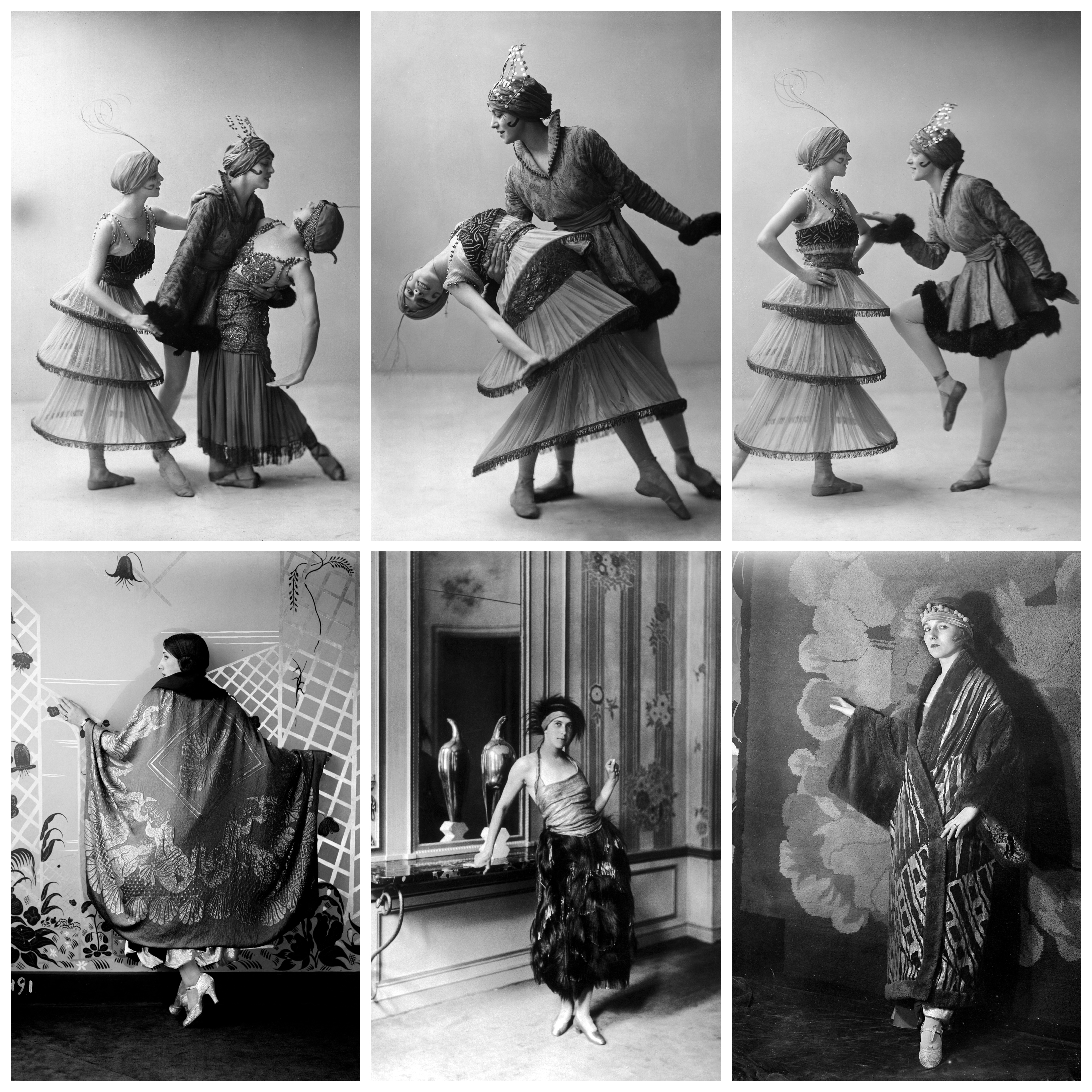 collage of poiret designs