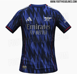 Arsenal away shirt 2025/26