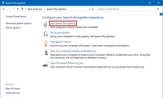how to do speech to text windows 10