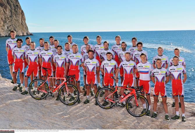 The 2015 Katusha team.