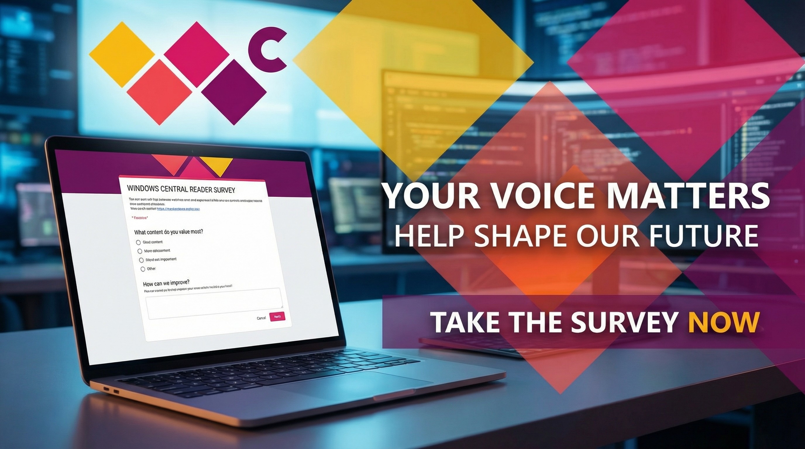 Reader survey for Windows Central 