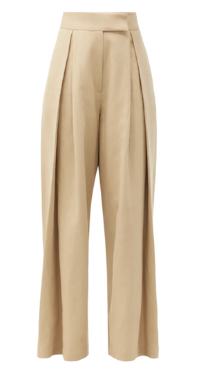 Plated Front Trousers