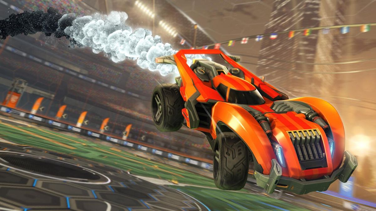 Rocket League Orange Car