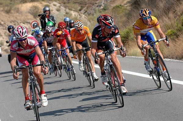 The climb split things up and Menchov was looking to keep things under control.